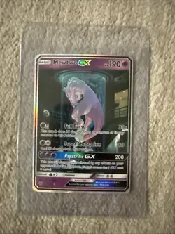 Pokemon TCG Shining Legends Mewtwo GX Secret Rare Card 78/73 - Image 1