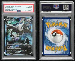 Lugia V Ultra Rare Pokemon Sword & Shield Silver Tempest PSA 10 GEM MT - Image 3