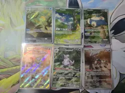 Pokemon 151 6 Card Lot Illustration Rare NM Snorlax Nidoking Machoke & More! - Image 1