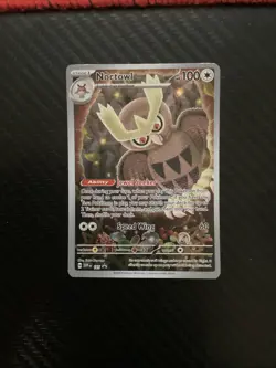 Pokemon Noctowl SVP 141 Stellar Crown Full Art Holo Black Star Promo NM - Image 1