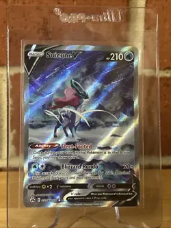 Pokemon TCG Suicune V Crown Zenith: Galarian Gallery Gg38/Gg70 Holo Ultra Rare - Image 1