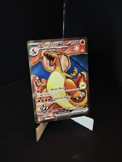 Pokemon TCG Charizard EX 183/165 SCarlet & Violet 151 Full Art English NM Card C - Image 1