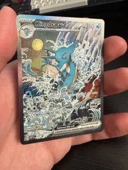 Kingdra ex 131 Scarlet & Violet Holo Promo Pokemon Card NM - Image 3