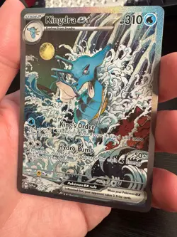 Kingdra ex 131 Scarlet & Violet Holo Promo Pokemon Card NM - Image 4