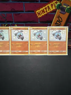 Pokemon TCG Rockruff SV23/SV94 Hidden Fates Shiny Holo Rare Card NM Lot Of 5 - Image 3