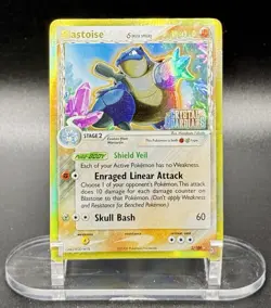 Blastoise Delta Species 2/100 Stamp Pokemon EX Crystal Guardians Reverse Holo MP - Image 2
