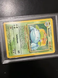 1999 Pokemon Base Set Venusaur Holo Unlimited Rare #15/102 PSA 8 very clean - Image 4