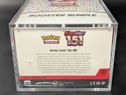 Pokemon 151 SV3.5 Booster Bundle Display Factory Sealed Case W/Acrylic Case - Image 3