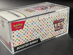 Pokemon 151 SV3.5 Booster Bundle Display Factory Sealed Case W/Acrylic Case - Image 4