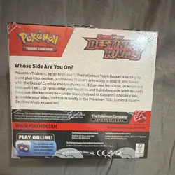 Pokemon Scarlet & Violet Destined Rivals Booster Box Mewtwo Giovanni 2025 - Image 2