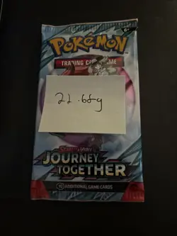 Heavy! Over 22.62 Gram Pokemon Journey Together Booster Pack Sealed - Image 4