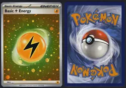 Basic Lightning Energy Cosmo Holo 004 Scarlet & Violet Energies Pokemon NM - Image 3