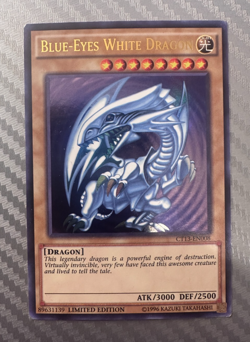 Yugioh! Blue-Eyes White Dragon - CT13-EN008 - Ultra Rare - Limited Edition - MP - Image 1