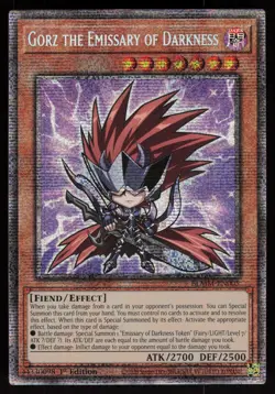 Gorz the Emissary of Darkness BLMM-EN005 Starlight Rare 1st Edition Yu-Gi-Oh - Image 1