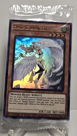Harpie Dancer LART-EN023 Ultra Rare Limited Edition Yugioh TCG Promo SEALED NM/M - Image 1