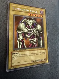 Yugioh Summoned Skull BPT-002 Secret Rare Limited Edition MP - Image 1