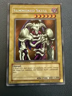Yugioh Summoned Skull BPT-002 Secret Rare Limited Edition MP - Image 2