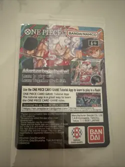 One Piece Gonzaga CCG Monkey D. Luffy Promo Holo Card College Basketball - Image 2