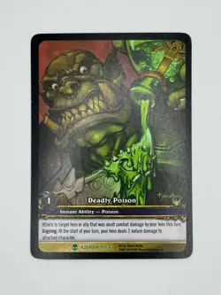 World of Warcraft TCG Azeroth 95/361 Extended Art Deadly Poison - Image 1