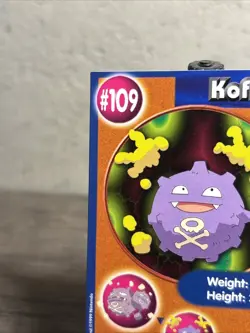 Koffing 109 Pokemon Burger King PokeTrivia Trading Card-Fast Shipping-LP!! - Image 2