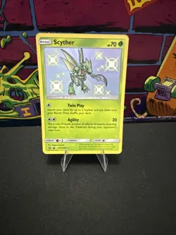 Pokemon Scyther TCG SV1/SV94 Hidden Fates Shiny Vault Holo Card NM/M Condition - Image 1