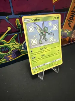 Pokemon Scyther TCG SV1/SV94 Hidden Fates Shiny Vault Holo Card NM/M Condition - Image 2