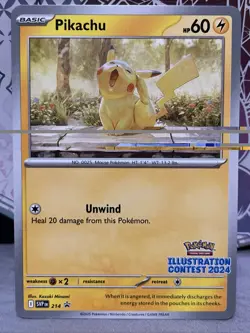 Pikachu - 214 (Illustration Contest 2024) 214 Sv: Promo Cards Regular - Image 1