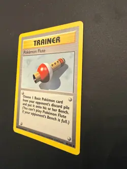 Pokemon TCG Trainer Card Pokemon Flute Base 86/102 Regular Near Mint! - Image 3