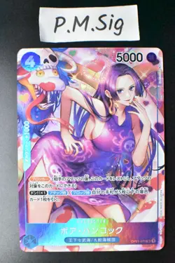 Boa Hancock OP01-078 Romance Dawn 2022 SR Parallel Japanese One Piece Card - Image 1