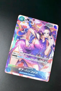 Boa Hancock OP01-078 Romance Dawn 2022 SR Parallel Japanese One Piece Card - Image 3