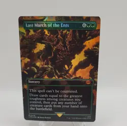 MTG English Last March of the Ents (Borderless) NM Foil - Image 1