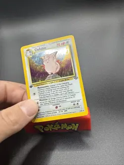 Clefable 1/64 1st Edition Holo Rare Pokemon TCG Jungle HP Card - Image 2
