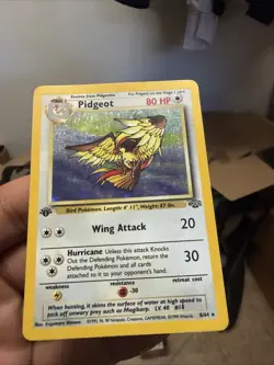 Pokemon Pidgeot TCG Holo Rare Card Jungle Series 8/64 - Image 1