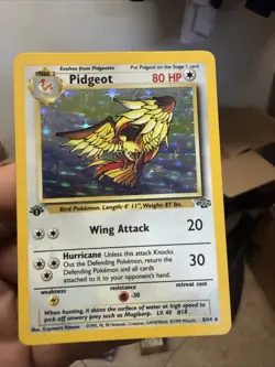 Pokemon Pidgeot TCG Holo Rare Card Jungle Series 8/64 - Image 2