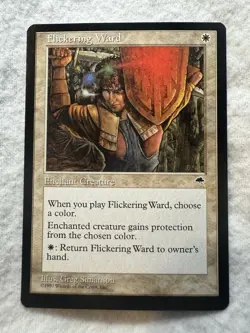 MTG - Flickering Ward - Never Played! - Tempest #19 - NM+ - Uncommon - EN - Reg - Image 1
