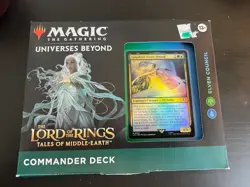 Magic The Gathering -LOTR- Commander Deck Galadreil Almost Brand New See Descrip - Image 1