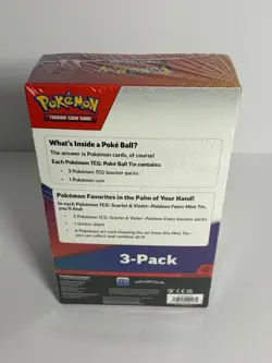 Pokemon TCG: Paldean Fates Mini Tins With Pokeball Sam’s Club - Sealed - New - Image 4