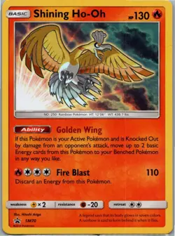 Pokemon Shining Ho-Oh Promo SM Promos SM70 NM - Image 1