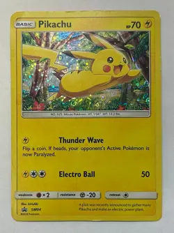 Pokemon TCG Pikachu Pokemon Promos SM04 Holo Promo FREE SHIPPING! - Image 1