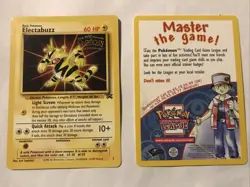 Electabuzz Pokemon WB Gold Stamp #2 1999 First Movie Black Star Promo and Insert - Image 1