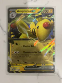 Ampharos EX 016 SVP Scarlet & Violet Black Star Promo NM/M Pokemon TCG - Image 1