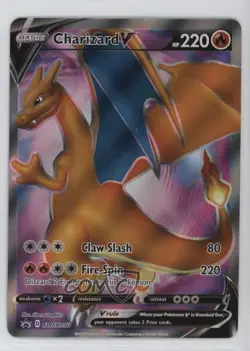 Charizard V (2020 Champions Path) Pokemon Sword & Shield Black Star #SWSH050 - Image 1