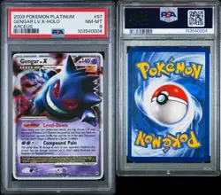 Pokemon Gengar Lv.X 97/99 PSA 8 NM-MT Platinum Arceus Holo 2009 - Image 3
