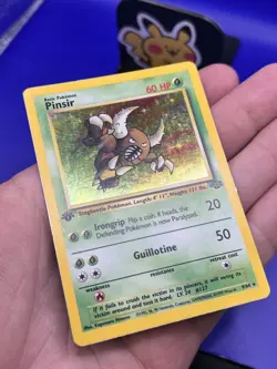 1999 Pokemon Jungle 1st Edition Pinsir 9/64 Holo Rare MP - Image 4