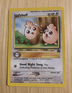 Pokemon - Igglybuff Black Star Promo # 36 NM - Image 1