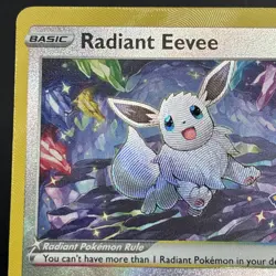 Pokemon GO Radiant Eevee SWSH230 Sword & Shield Promo Holo NM - Image 3