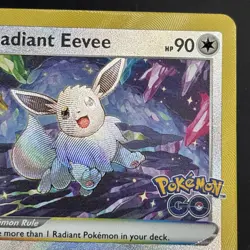 Pokemon GO Radiant Eevee SWSH230 Sword & Shield Promo Holo NM - Image 4