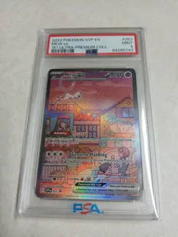 2023 POKEMON SVP EN-SV BLACK STAR PROMO 151 ULTRA-PREM COLL #053 MEW EX PSA 9 - Image 1
