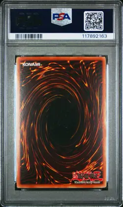 2002 Yu-Gi-Oh! Monster Reborn Legend of Blue Eyes LOB Unlimited Ultra Rare PSA 8 - Image 2