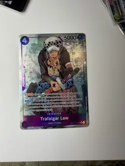 One Piece TCG ST10-010.. Trafalgar Law.. Treasure Rare .. - Image 1